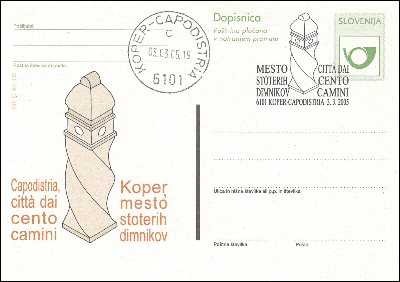 MESTO STOTERIH DIMNIKOV - CITTA DAI CENTO CAMINI
